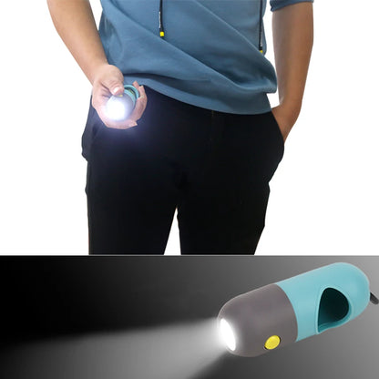 Dispenser per Sacchetti Biodegradabili con Luce LED e Accessori per la Pulizia dei Can