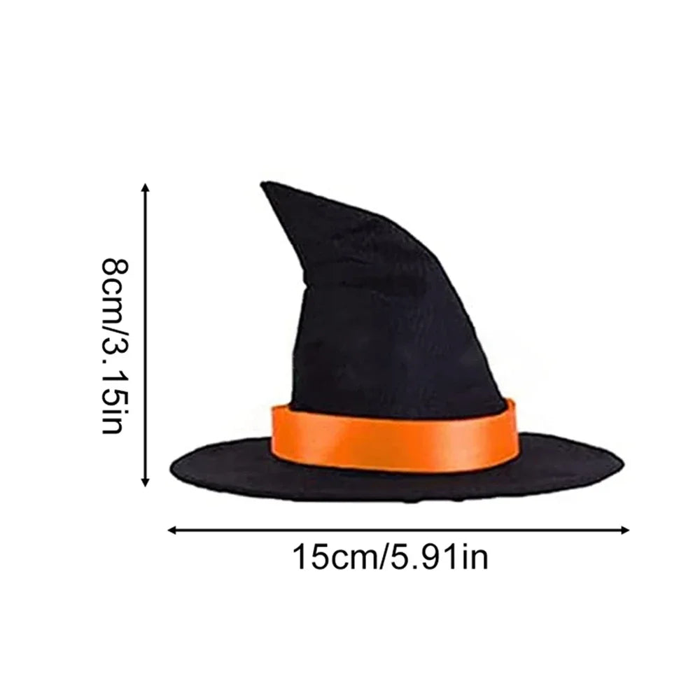 Costume di Halloween per cani e gatti: mantello e cappello da strega