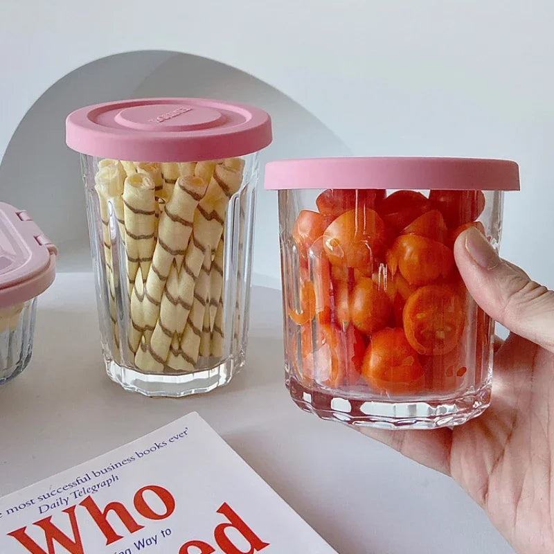 Contenitore per Pranzo in Vetro Borosilicato con Coperchio Ermetico