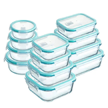 Contenitore per Pranzo in Vetro Borosilicato con Coperchio Ermetico