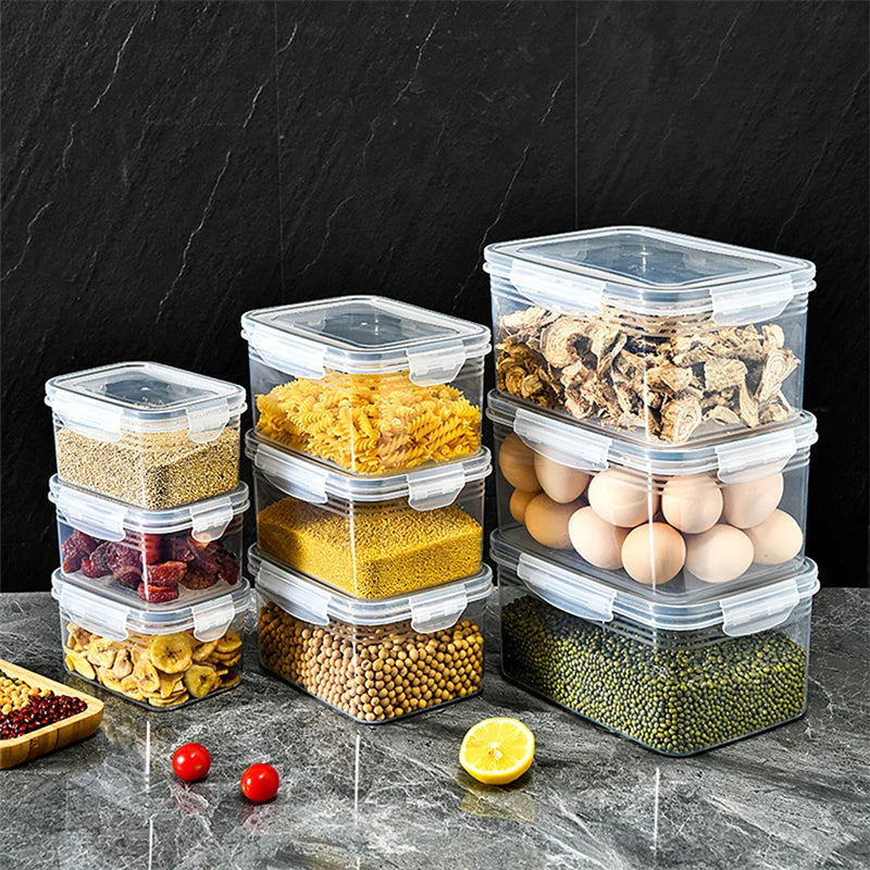 Contenitore organizer per frigorifero con cestello drenante per frutta e verdura