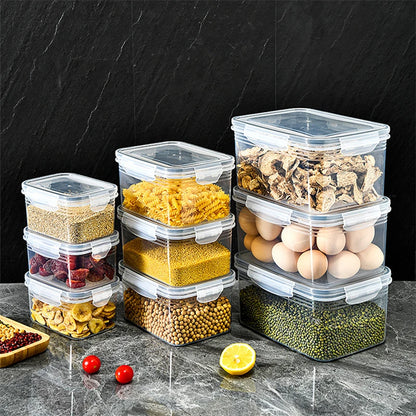 Contenitore organizer per frigorifero con cestello drenante per frutta e verdura
