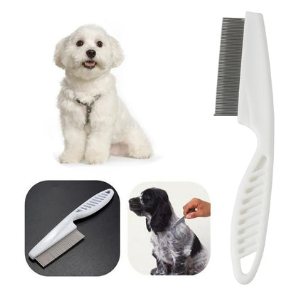 Pettine anti-pulci in acciaio inossidabile per cani e gatti