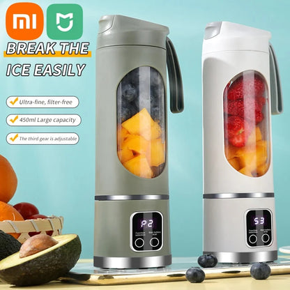 Xiaomi Mini Frullatore Elettrico Portatile: Estrattore di Succo Multifunzionale per Frullati, Frutta e Verdura