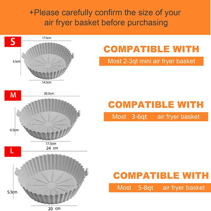 Cestello in Silicone per Friggitrice ad Aria